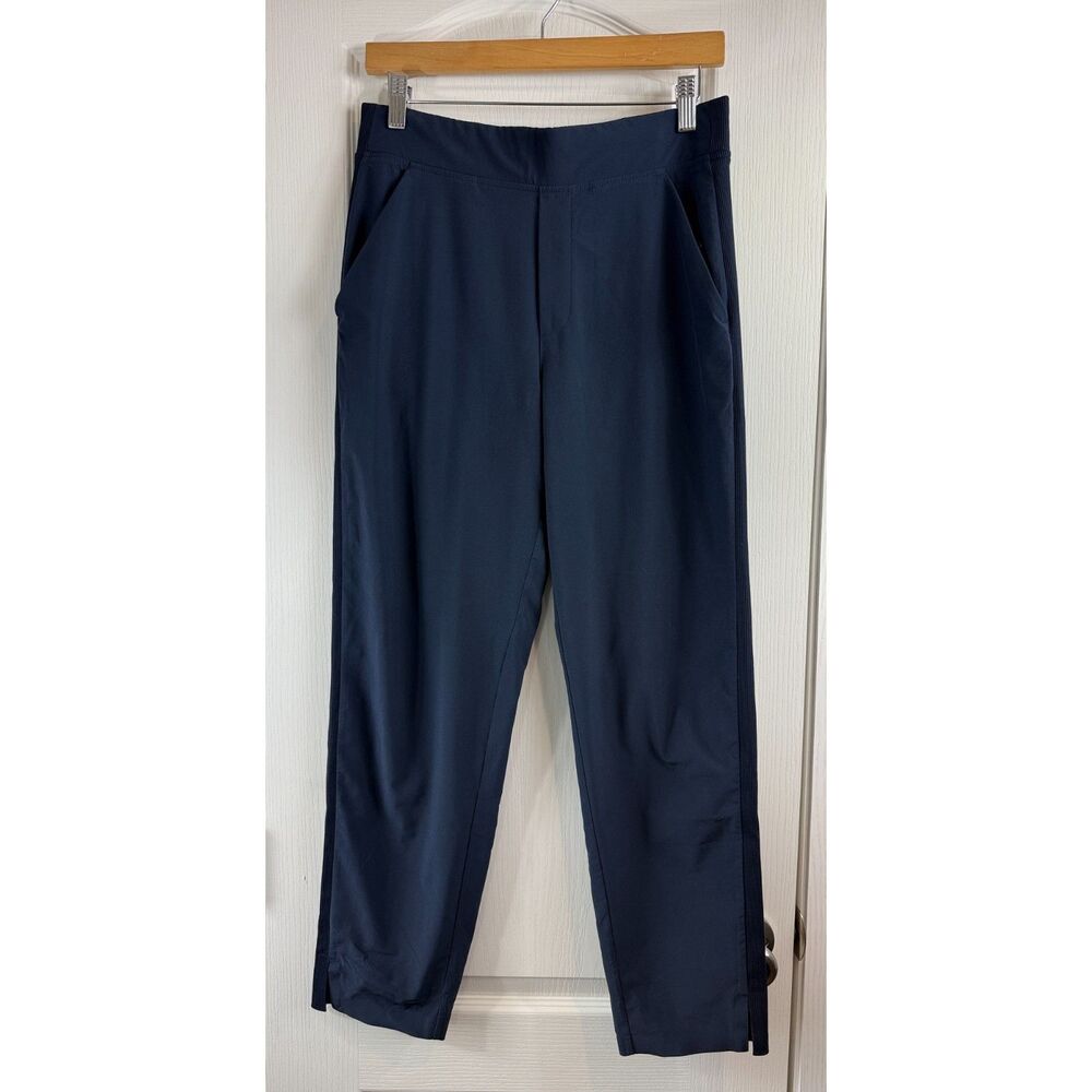 Athleta Brooklyn Ankle Pant Women’s Size 6 Navy Blue Stretch Pull On Pants